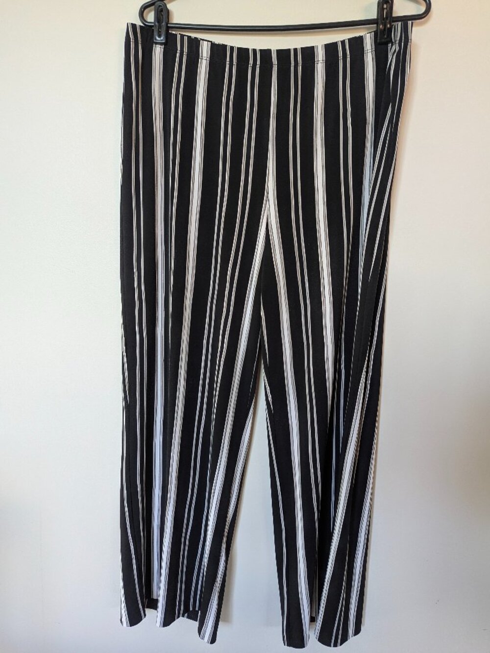 Melanie Lyne Stripe Wide-Leg Pants Size 14